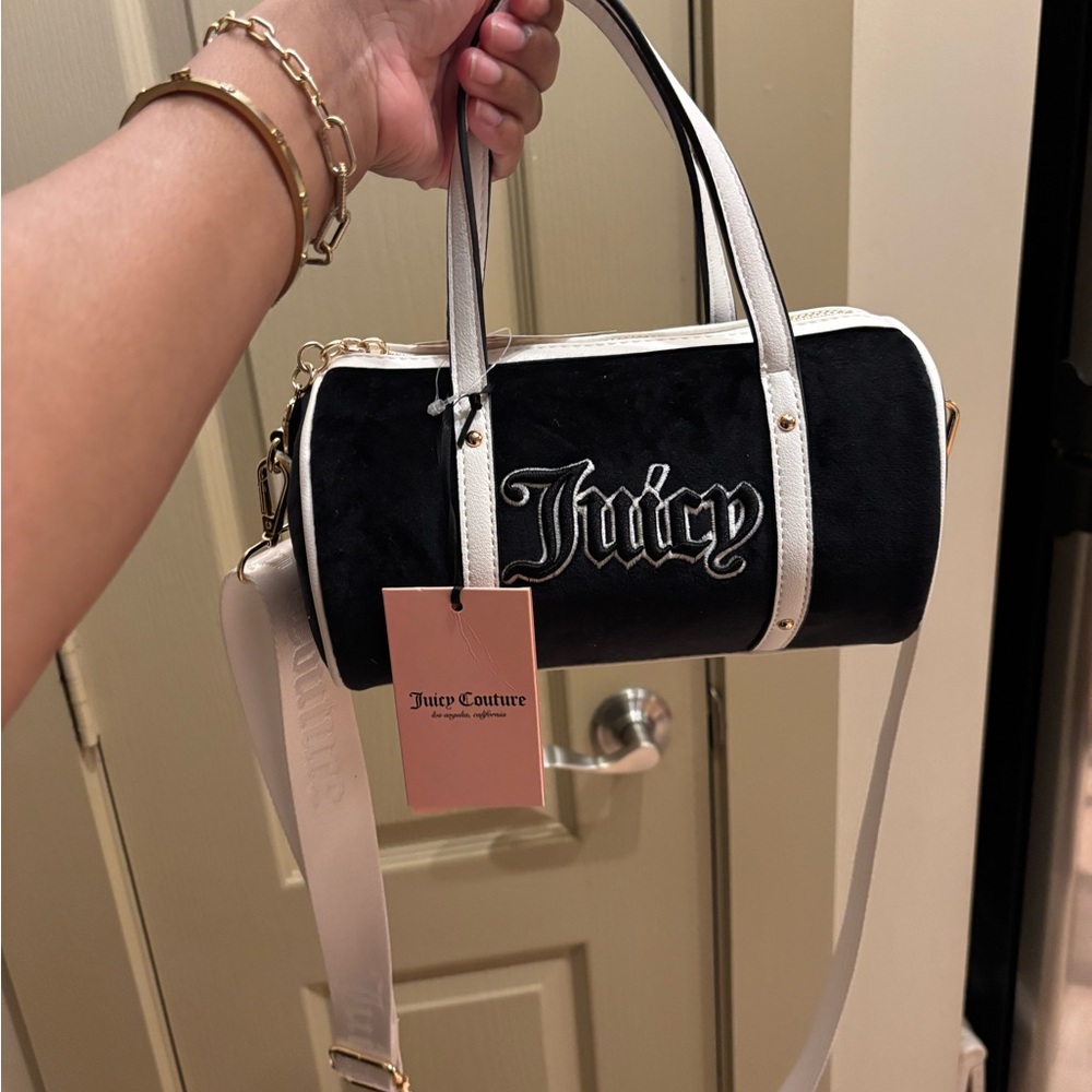 Juicy Couture Black and White Mini Bag